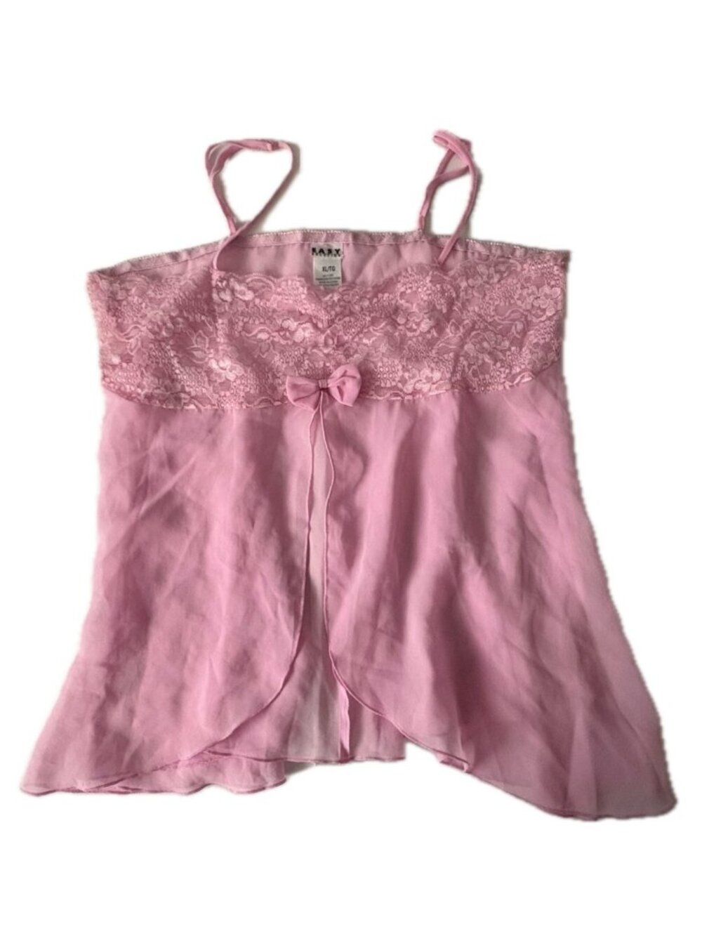 Pink Babydoll Lingerie Top